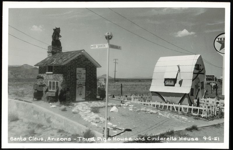 Third Pigs House and Cinderella House Santa Claus Arizona