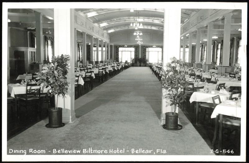 Dining Room - Belleview Biltmore Hotel Belleair Florida