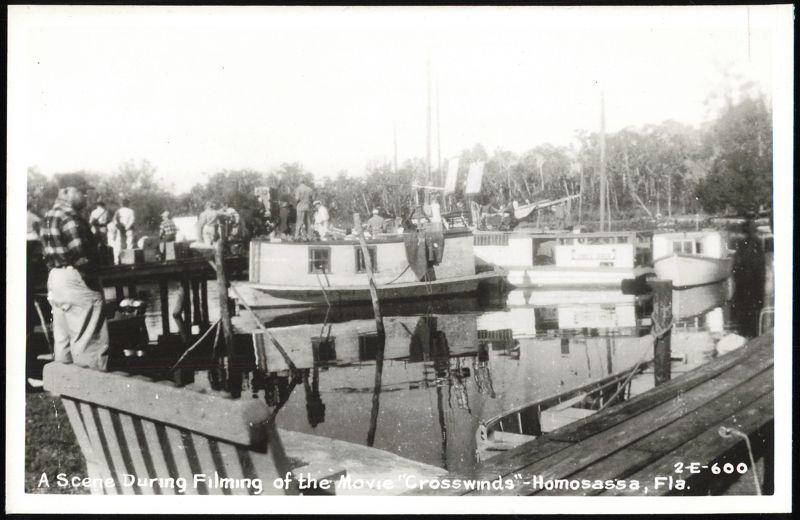 A Scene During Filming of the Movie Crosswinds Homosassa Florida
