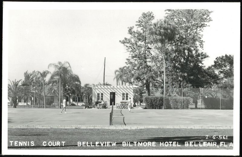 Tennis Court at Belleview Biltmore Hotel Belleair Florida