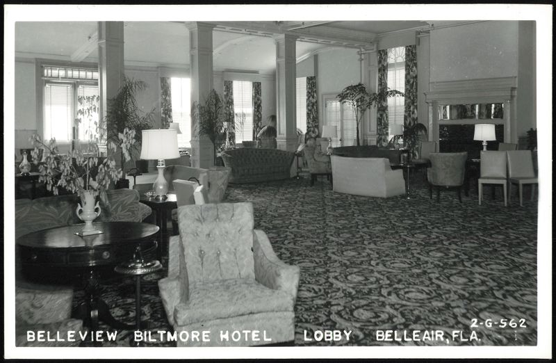 Belleview Biltmore Hotel Lobby Belleair Florida