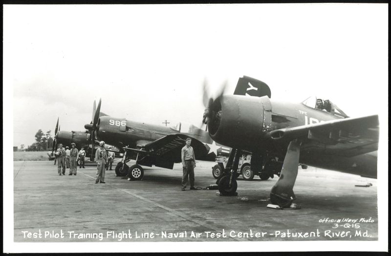 Test Pilot Training Flight Line, Naval Air Test Center Patuxent River Maryland