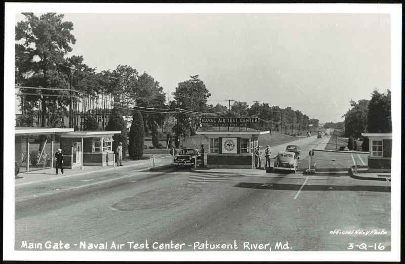 Main Gate - Naval Air Test Center, Patuxent River, MD Maryland