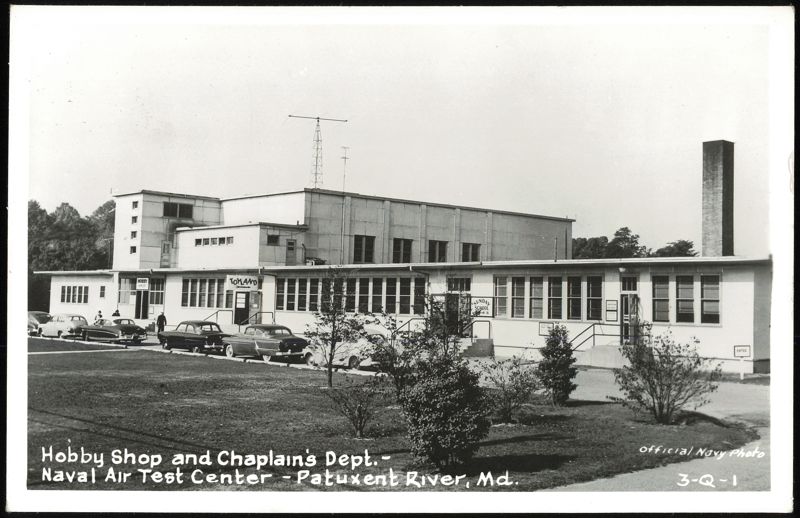 Hobby Shop and Chaplain's Dept. - Naval Air Test Center Patuxent River Maryland