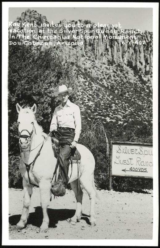 Ray Kent at Silver Spur Guest Ranch, Chiricahua National Monument Dos Cabezas Arizona