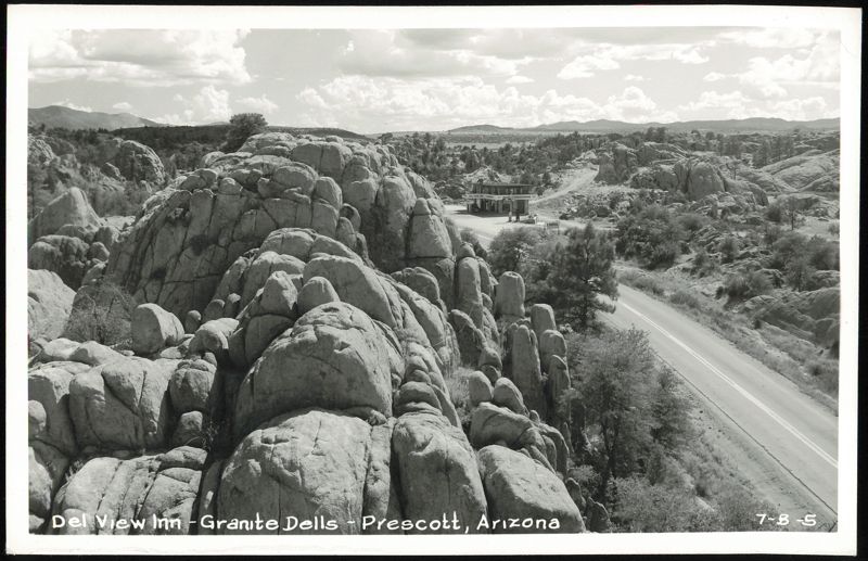 Del View Inn and Granite Dells Landscape, Prescott, Arizona