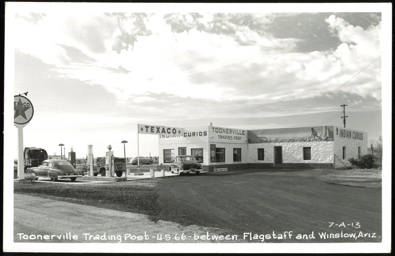Toonerville Trading Post on US 66, between Flagstaff and Winslow Arizona