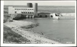 Power House - Denison Dam Postcard