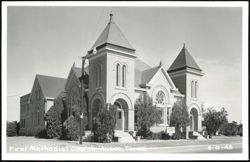 First Methodist Church Postcard