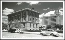 West Texas Chamber of Commerce and The Windsor Hotel Postcard