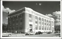 U.S. Post Office and Court House, Abilene Postcard