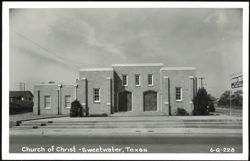 Church of Christ Building Postcard