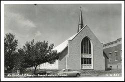 Methodist Church with Steeple, Sweetwater Postcard