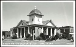 First Christian Church - Sweetwater, Texas Postcard