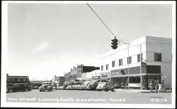 Oak Street Looking South Postcard