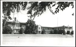 High School Building, Exterior View Postcard