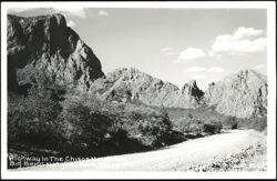 Highway In The Chisos Mountains, Big Bend National Park Postcard