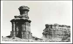 Lighthouse Rock - Palo Duro Canyon State Park Postcard