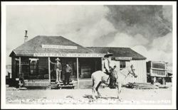 Judge Roy Bean In Front of His Law Office Postcard