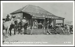 Judge Roy Bean's Hall Of Justice Postcard