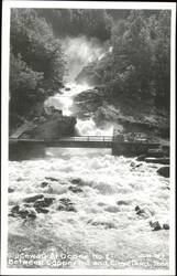 Sluceway At Ocoee No 2 Postcard