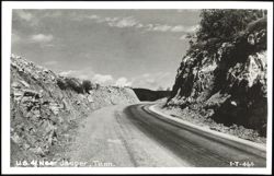 U.S. 41 Highway Winding Through Rocky Terrain Postcard