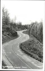 Winding Road on U.S. 41 Near Jasper Postcard