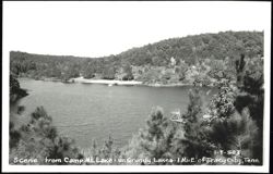 Scene from Camp Mt. Lake - on Grundy Lakes Postcard