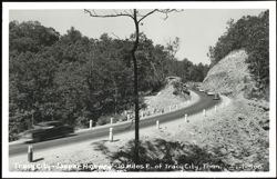 Tracy City - Jasper Highway, 10 Miles East of Tracy City Postcard