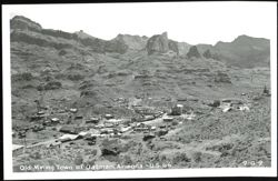 Old Mining Town of Oatman, Arizona - U.S. 66 Postcard