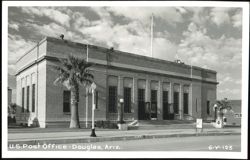 United States Post Office Building, Douglas, Arizona Postcard