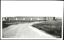 Arab High School Postcard