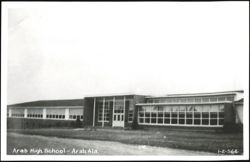 Arab High School Postcard