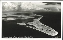 Aerial View of Anna Maria Island Postcard