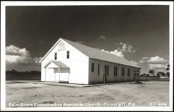 Palm Grove Conservative Mennonite Church Postcard