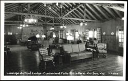 Lounge-du Pont Lodge, Cumberland Falls State Park Postcard