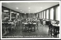 Dining Room - du Pont Lodge - Cumberland Falls State Park Postcard