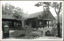 Gift Shop at Cumberland Falls State Park Postcard