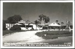 Hiland Motel and Gift Shop - Nancy's Breakfast Room, Sarasota, FL Postcard