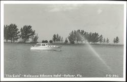 "The Cola" boat at Belleview Biltmore Hotel Postcard
