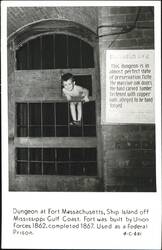 Child in Dungeon No. 2 at Fort Massachusetts, Ship Island Postcard