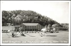 Hotel Greystone and Playhouse Postcard