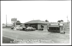 Wilson's Drive In "Grade A" Restaurant, Jamestown, KY Postcard