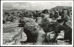 Panoramic View City of Rocks - Between Silver City and Deming Postcard