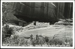 White House from Canyon Floor - Canyon de Chelly Natl. Monument Postcard