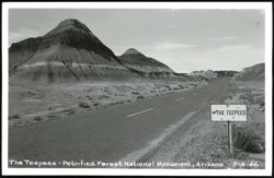 The Teepees - Petrified Forest National Monument Postcard