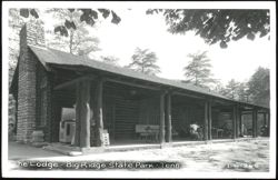 The Lodge - Big Ridge State Park Postcard