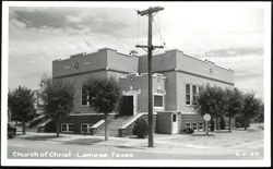 Church of Christ Building, Lamesa, Texas Postcard