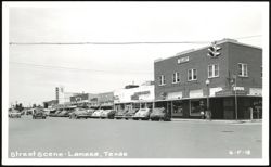 Street Scene, Lamesa, Texas Postcard