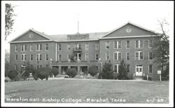 Marston Hall, Bishop College Postcard
